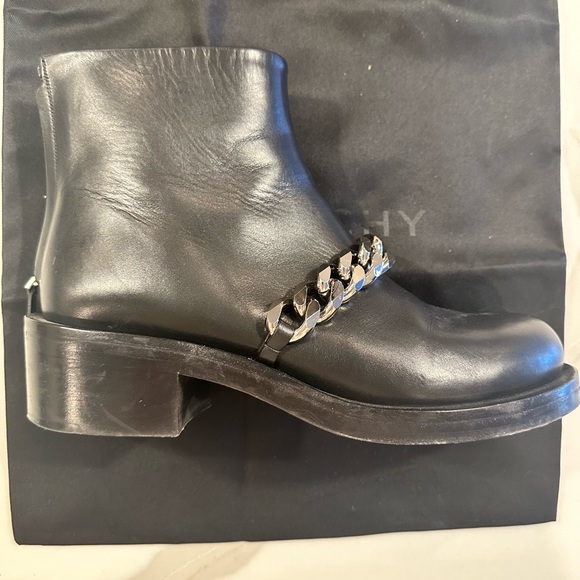 Givenchy Laura Chain Strap Ankle Boots - Picture 8 of 8